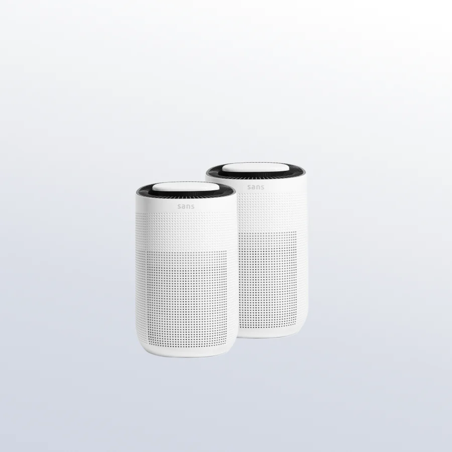 Bundle: Two Sans Air Purifier Minis White