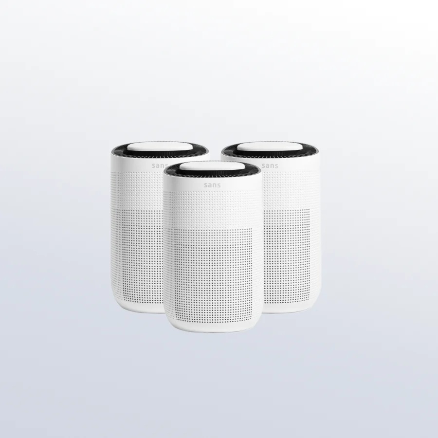 Bundle: Three Sans Air Purifier Minis White